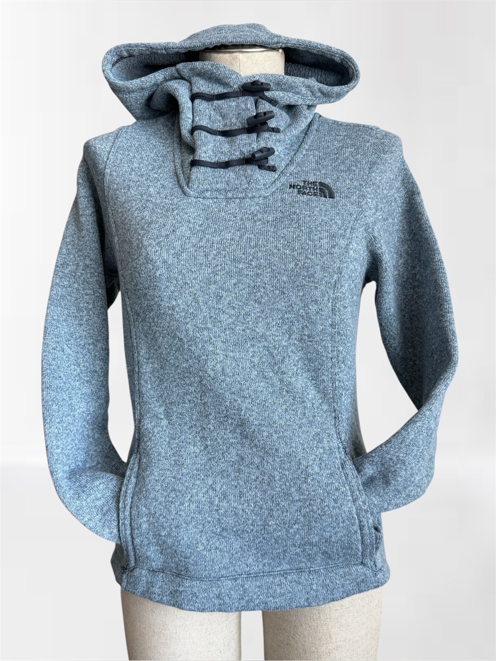 The North Face Crescent Hooded Pullover | Size XS | Heather Gray